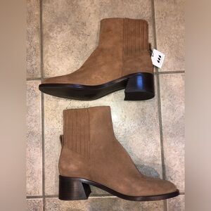 Dolce Vita Women’s Cognac Suede Heeled Bootie